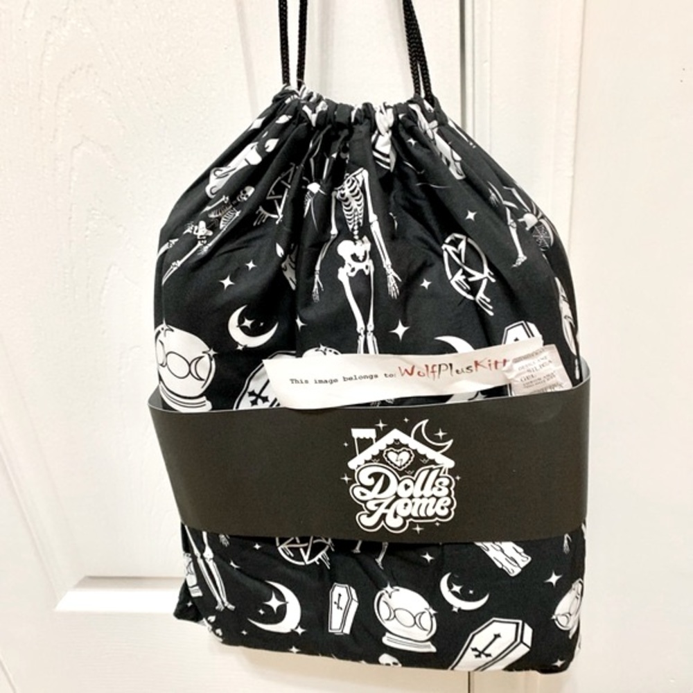 NEW Dolls Kill Goth Skeleton Coffin Tarot Moon Sheet Set - Twin - Twin XL NEW